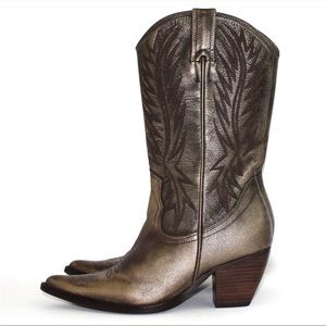 Penny Loves Kenny Boots Cowboy Pilgrim Leather 6.5